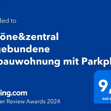 Feelslikehome - Schoene&zentral Angebundene Altbauwohnung Mit Parkplatz Apartment